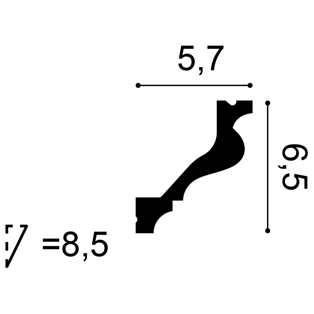 C200 Orac Cornice Moulding