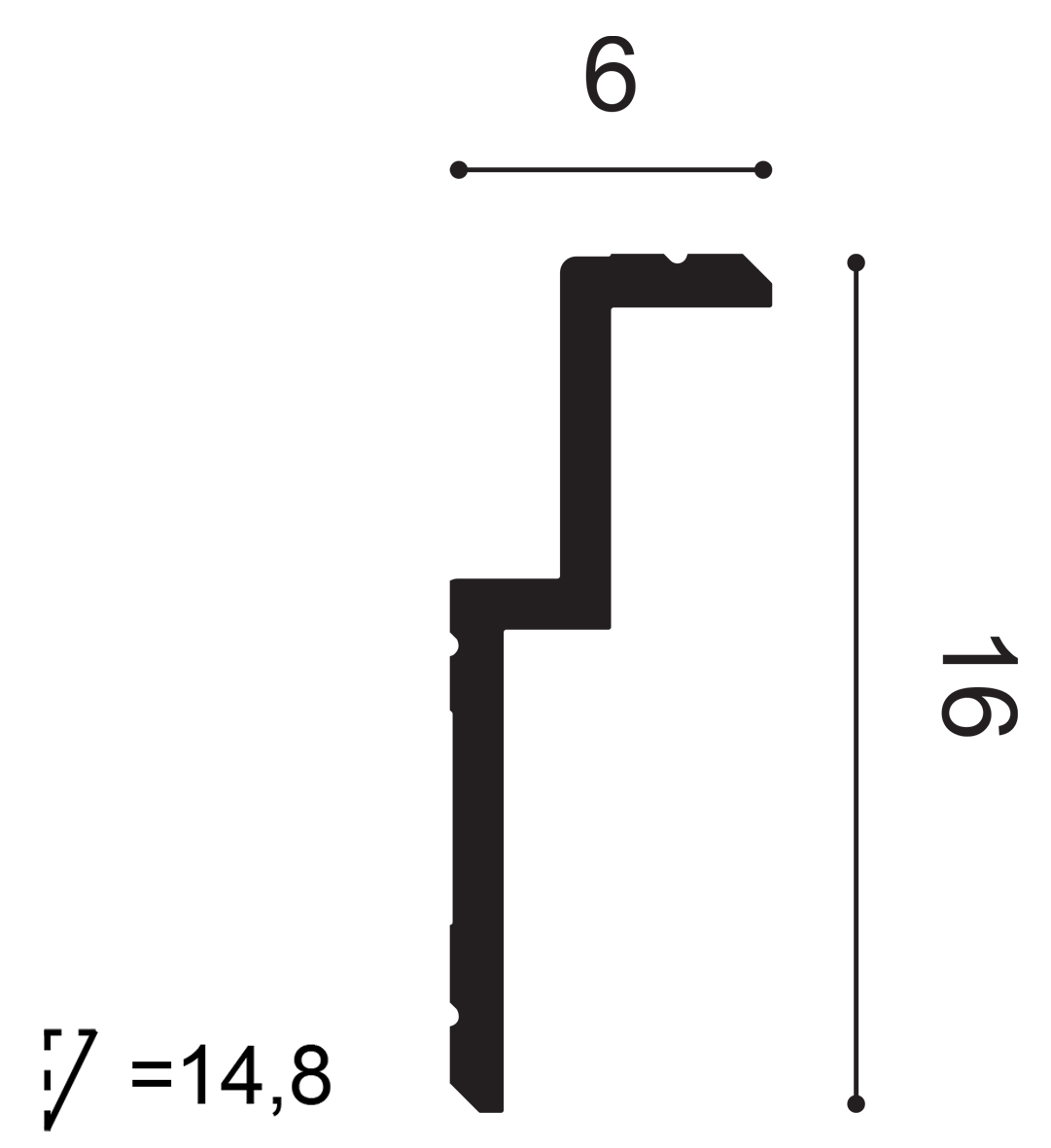 C391 Orac Concealed Light Moulding