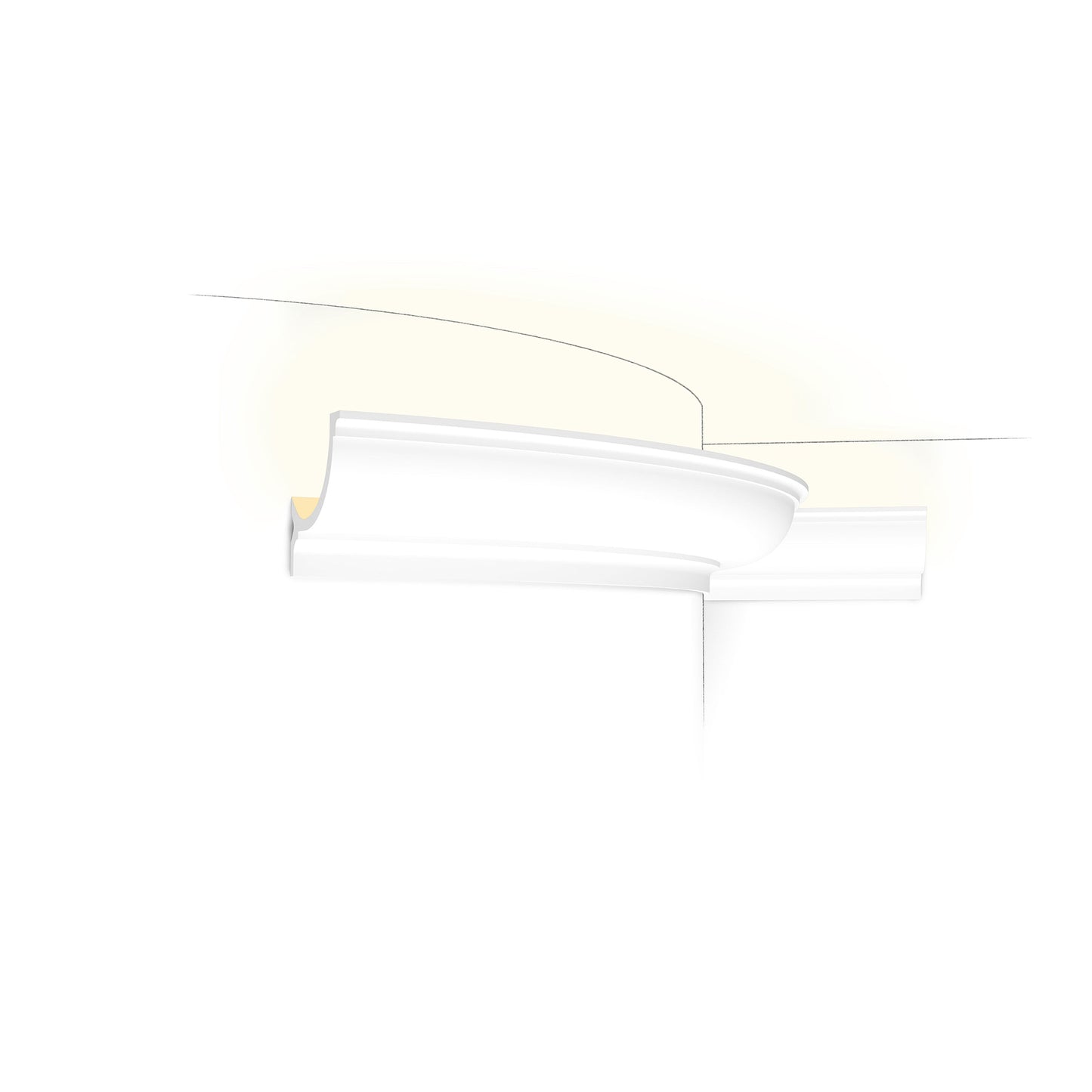 C902F Orac Flexible Concealed Light Moulding
