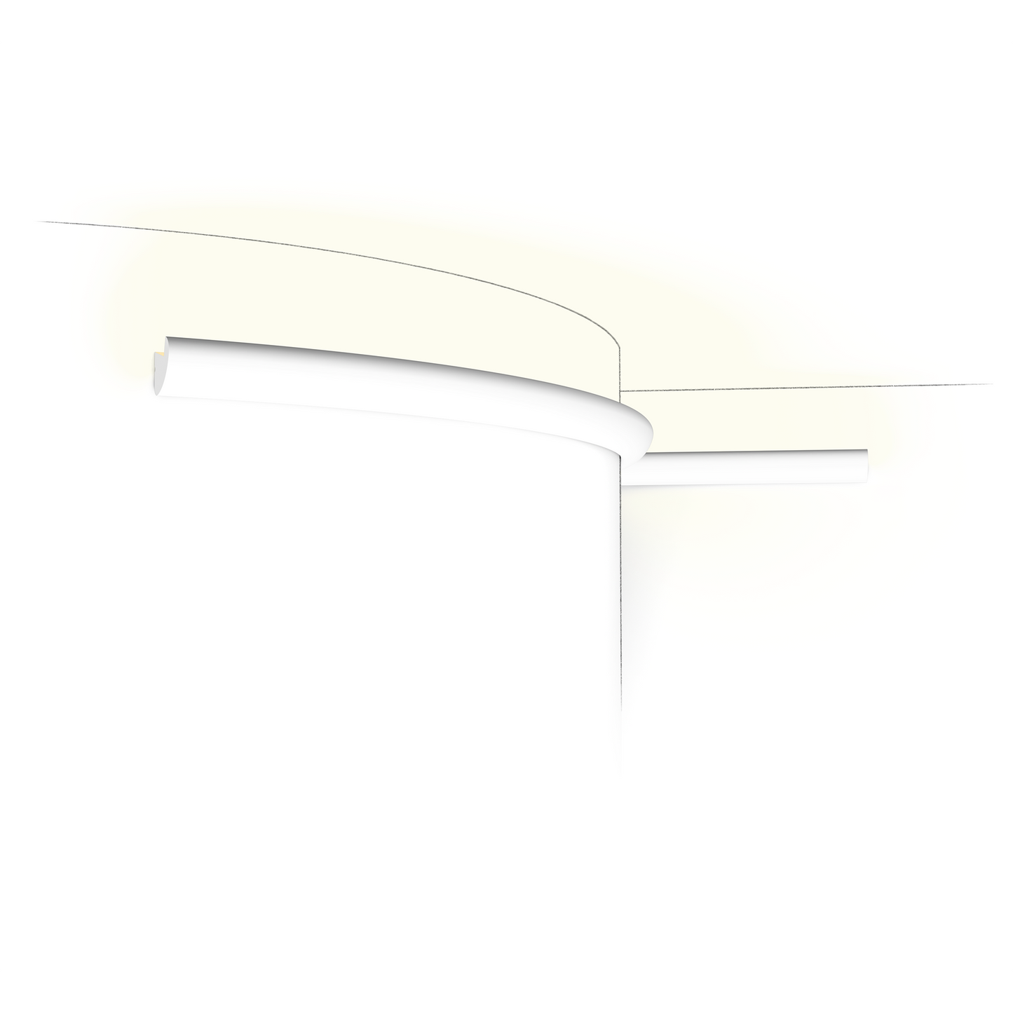 CX188F Orac Flexible Concealed Light Moulding