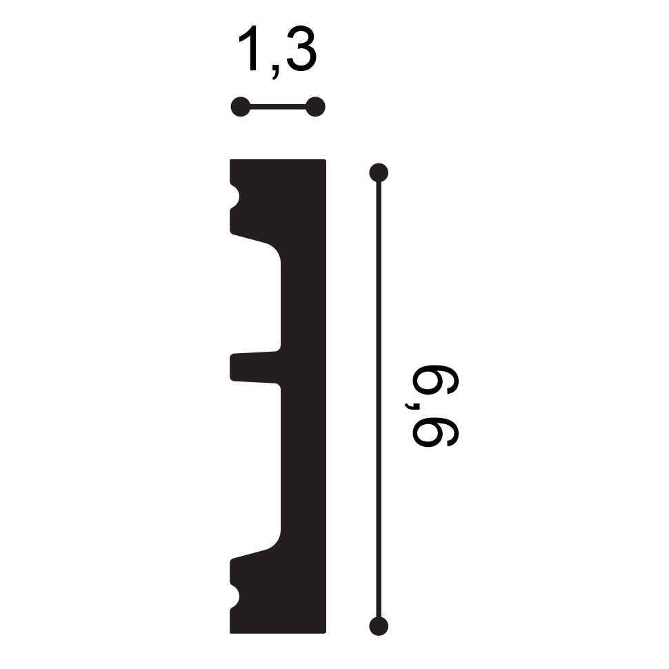 SX157-2300 Orac Skirting Board