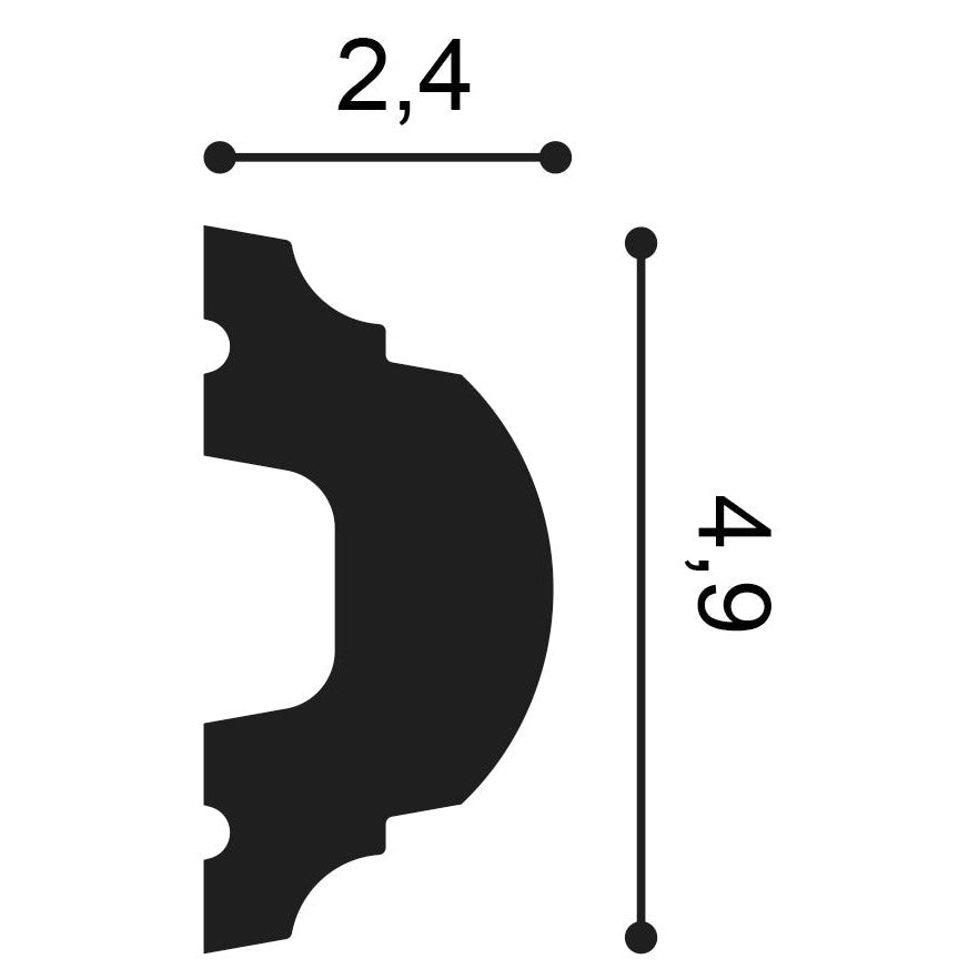 Orac Decor, P1020 Wall Moulding, Wall Moulding, Wall Moulding