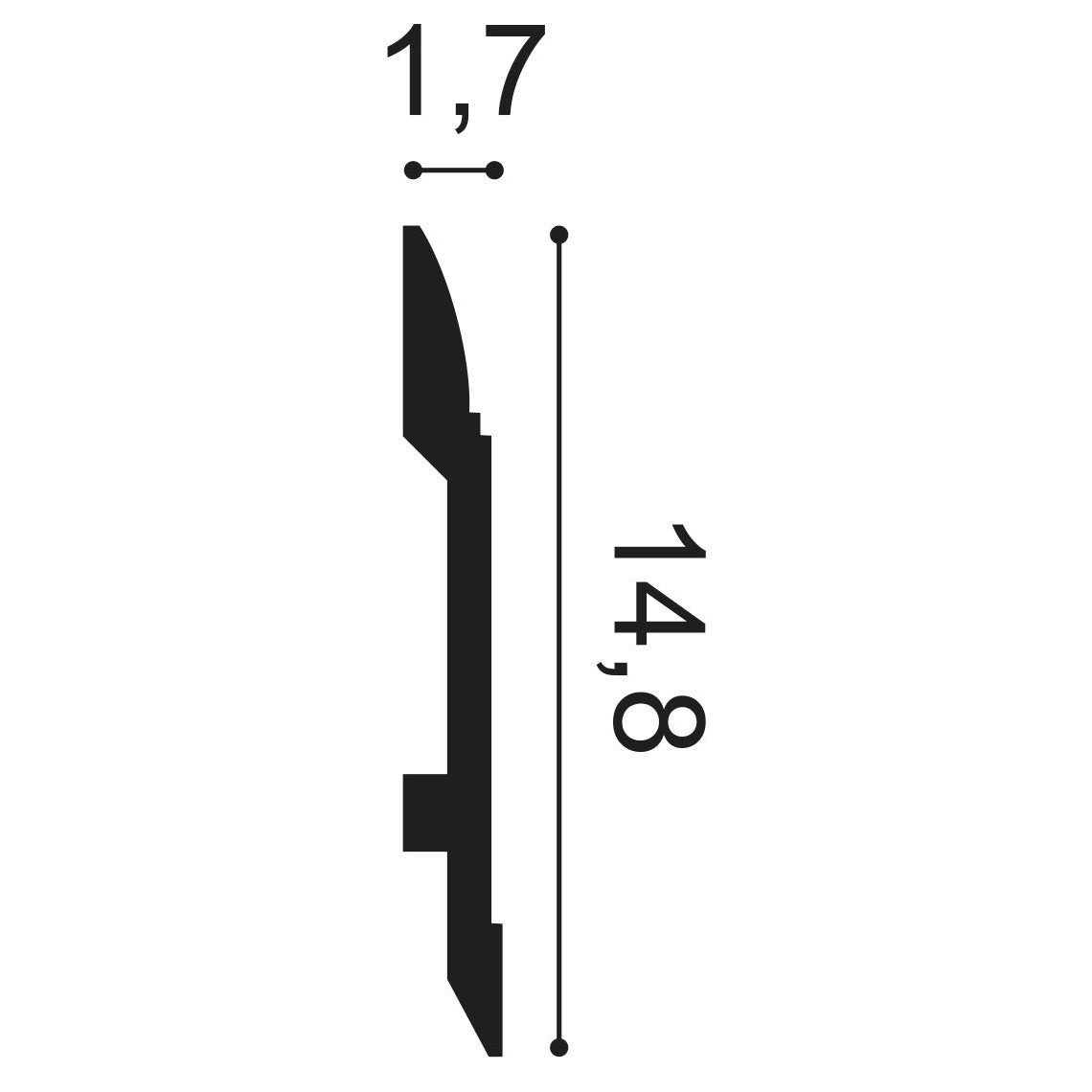 Orac Decor, SX104 Skirting Board, Skirting Board, Skirting, Skirting Board