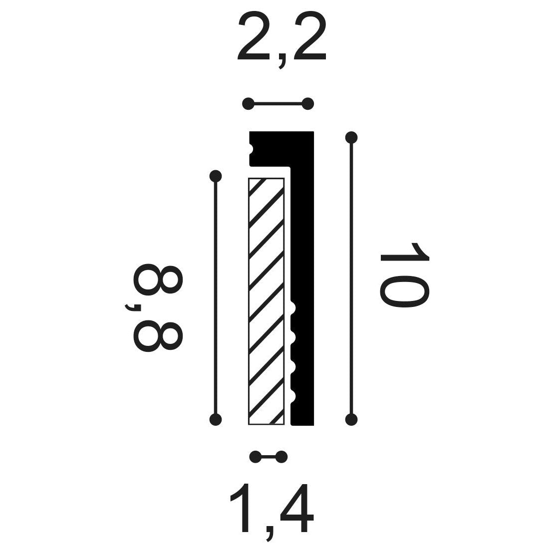 Orac Decor, SX171 Skirting Board, Skirting Board, Skirting, Skirting Board