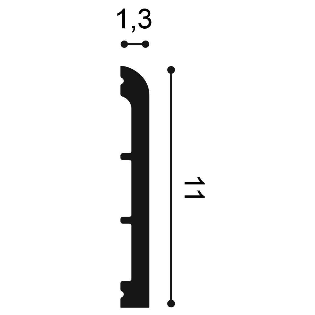 SX184F Orac Flexible Cornice Moulding