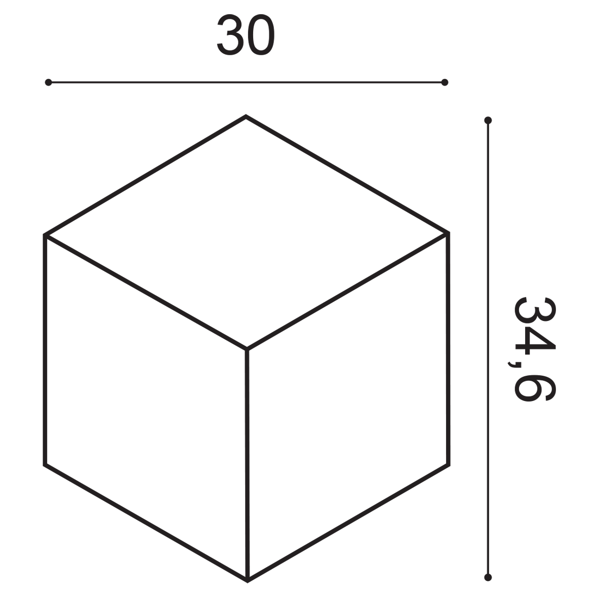 W105 ROMBUS Orac 3D Wall Panel
