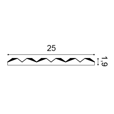 W112 RIDGE Orac 3D Wall Panel