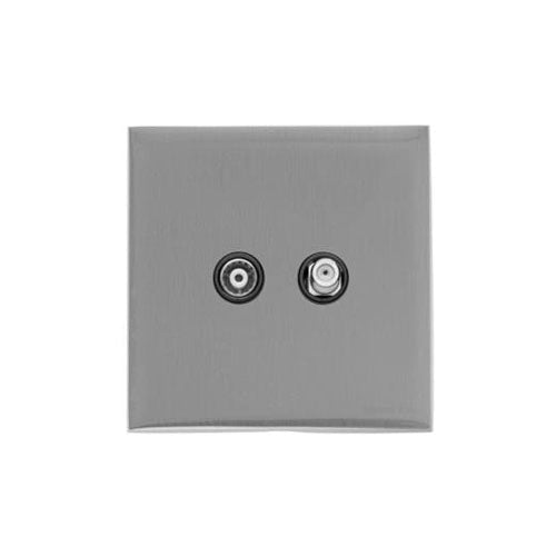 Winchester Range-Satin Chrome Silk-TV/Satellite Socket