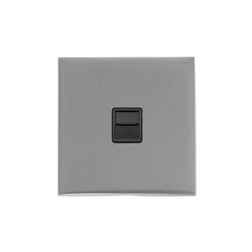 Winchester Range-Satin Chrome Silk-1 Gang Master Line Socket