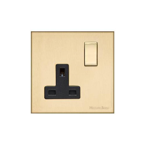 Winchester Range-Satin Brass-Single Socket (13 Amp)