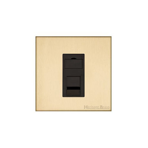 Winchester Range-Satin Brass-1 Gang RJ45