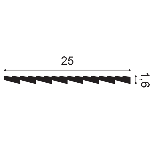 WX204 RIPPLE Orac 3D Wall Panel