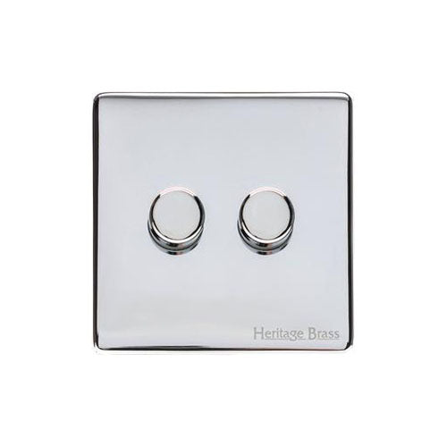 Vintage Range-Polished Chrome-2G Multi Location Primary Dimmer