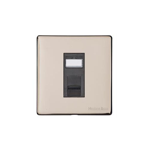 Vintage Range-Satin Nickel-1 Gang CAT6