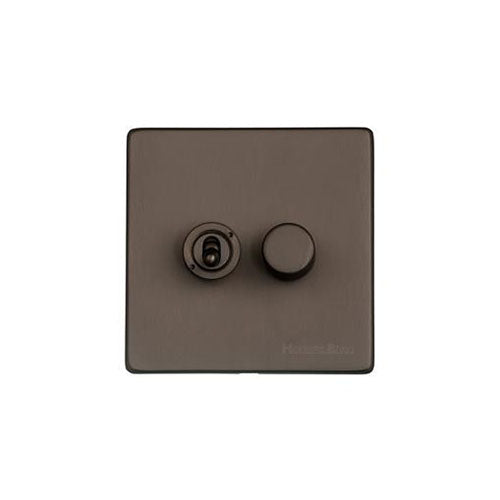 Vintage Range-Matt Bronze-2G 1xToggle 1xTED