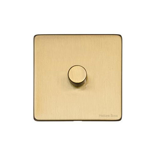 Vintage Range-Satin Brass-1G Multi Location Secondary Dimmer