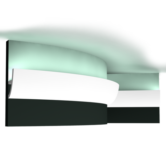 Orac Decor, C373F Flexible Concealed Light Moulding, , Concealed Light Moulding, Felxible Concealed Light Moulding, Flexible Concealed Light Moulding