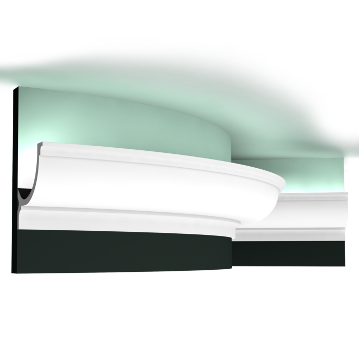 Orac Decor, C902F Flexible Concealed Light Moulding, , Concealed Light Moulding, Felxible Concealed Light Moulding, Flexible Concealed Light Moulding