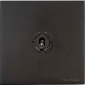 Windsor Range Dark Antique Bronze-1 Gang Toggle Switch