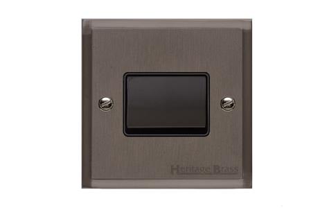 Elite Stepped Plate Range Matt Bronze | 6A Triple Pole Fan Isolator Switch