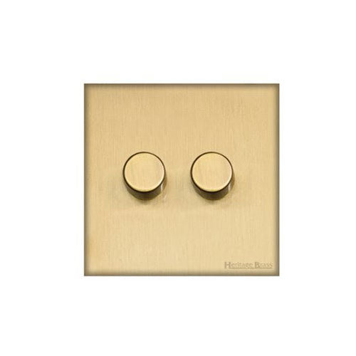 Windsor Range-Satin Brass-2G Multi Location Secondary Dimmer