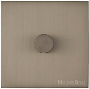 Windsor Range Aged Pewter | 1 Gang TED Dimmer (Compatible with LED Lamps)