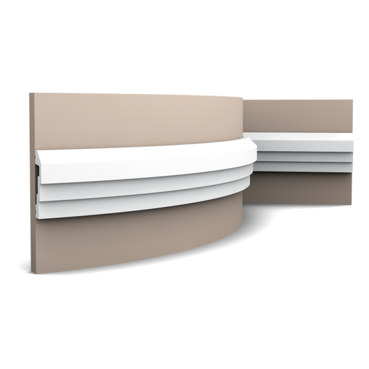 Orac Decor, P7070F Flexible Wall Moulding, Wall Moulding, Flexible Wall Moulding, Wall Moulding