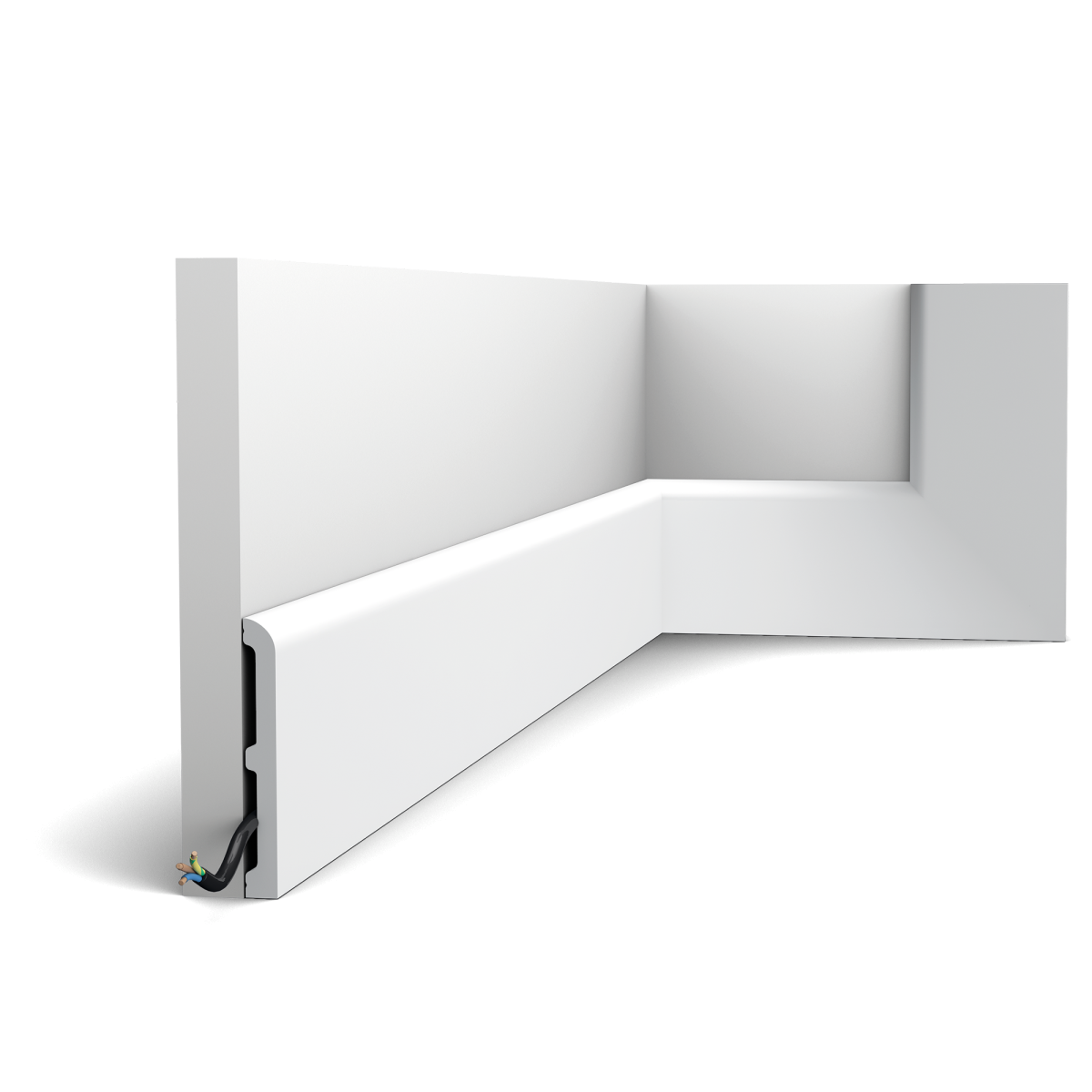 SX184-RAL9003 Skirting Board