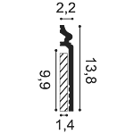 SX186 Orac Skirting Board