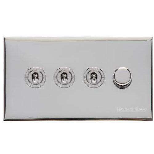 Winchester Range-Polished Chrome-4G 3xToggle 1xTED