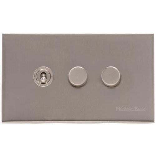 Winchester Range-Satin Nickel-3G 1xToggle 2xTED