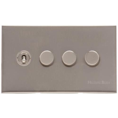 Winchester Range-Satin Nickel-4G 1xToggle 3xTED