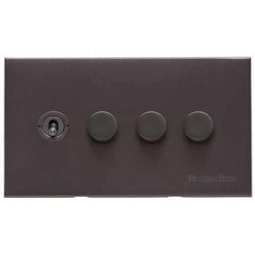 Winchester Range-Matt Bronze-4G 1xToggle 3xTED