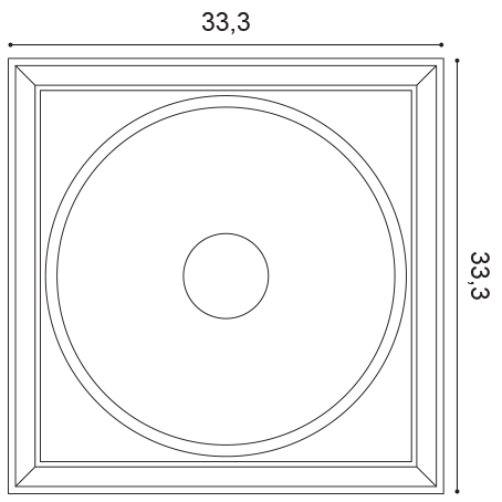 W122 AUTOIRE Orac 3D Wall Panel