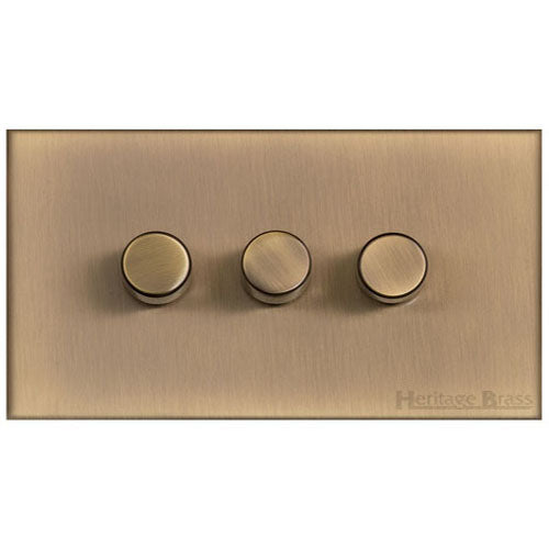 Winchester Range-Antique Brass-3G Multi Location Secondary Dimmer