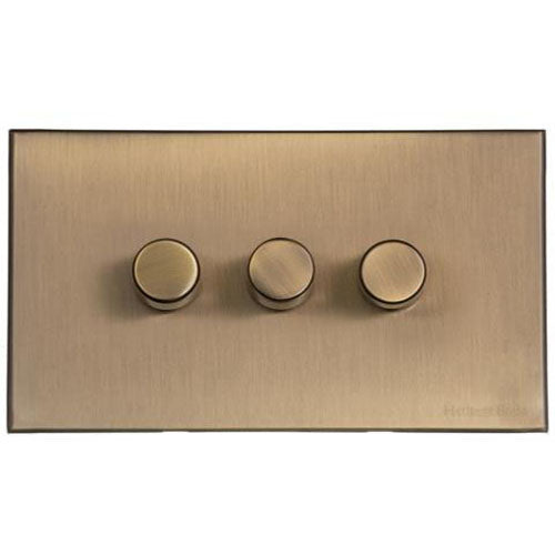 Windsor Range-Matt Antique Brass-3G Multi Location Primary Dimmer
