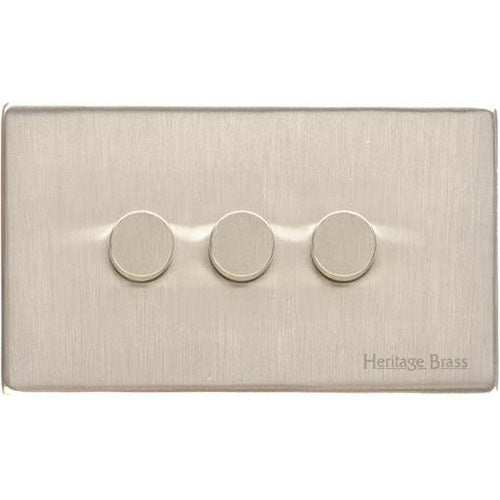 Vintage Range-Satin Nickel-3G Multi Location Primary Dimmer