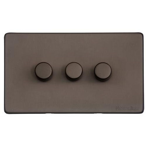 Vintage Range-Matt Bronze-3G Multi Location Primary Dimmer
