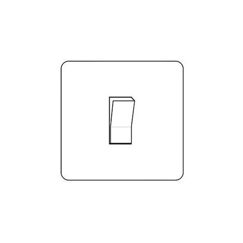 Elite Stepped Plate Range Polished Chrome | 20A Double Pole Switch