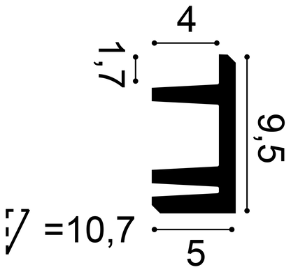 C381 Orac Concealed Light Moulding