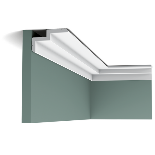 Orac Decor, C390 Cornice Moulding, Cornice Moulding, Concealed Light Moulding, Cornice Moulding