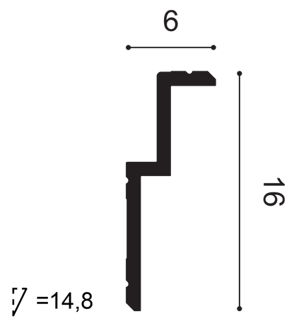 C391 Orac Concealed Light Moulding