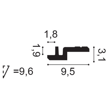 Orac Decor, C394 Cornice Moulding, Cornice Moulding, Cornice Moulding