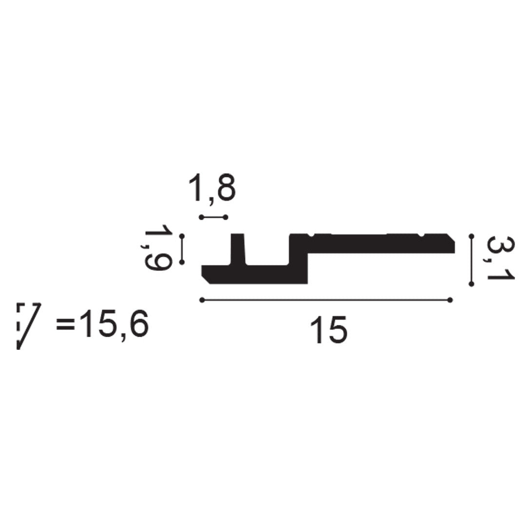 Orac Decor, C395 Concealed Light Moulding, , Concealed Light Moulding