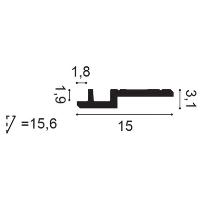 Orac Decor, C395 Concealed Light Moulding, , Concealed Light Moulding