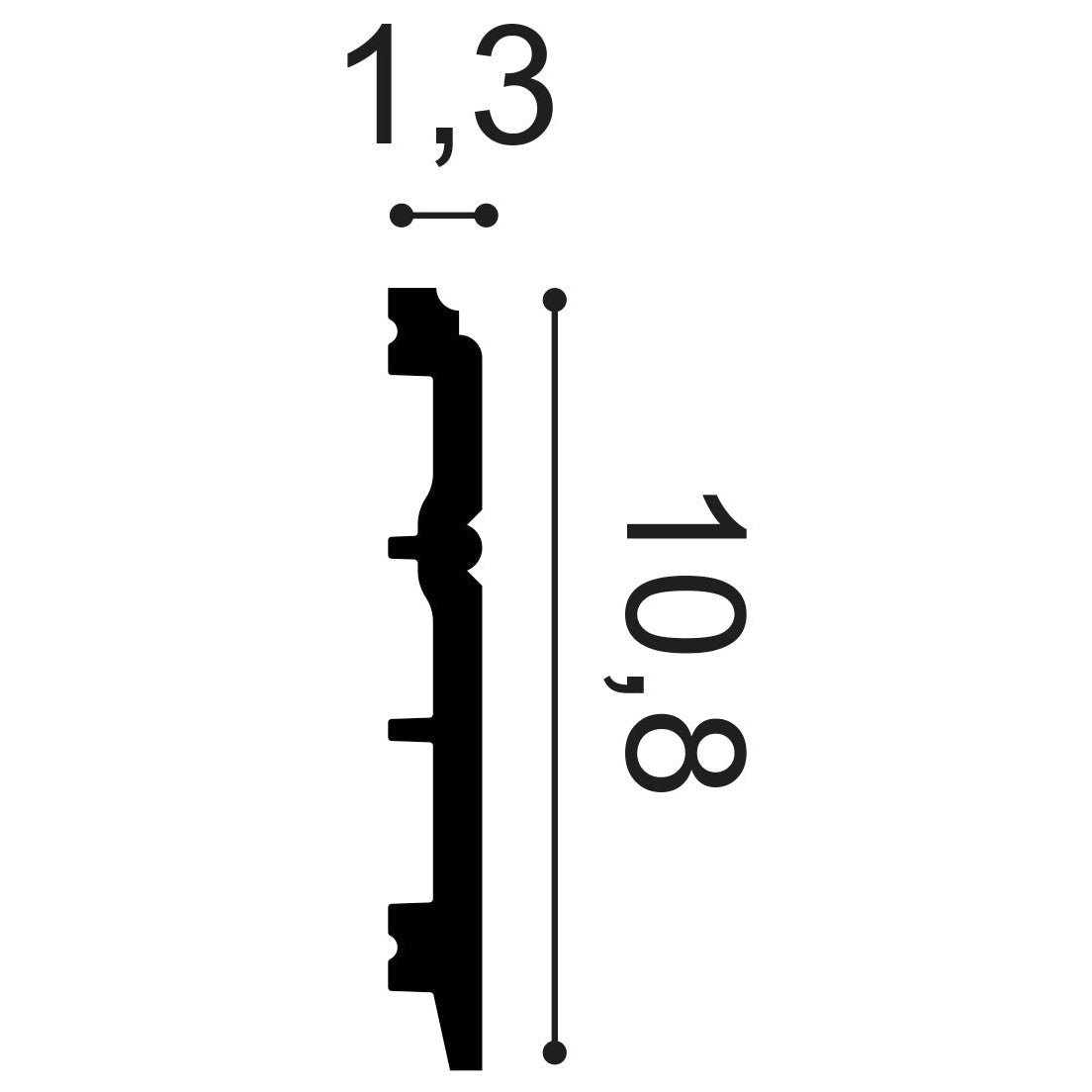 Orac Decor, SX105 Skirting Board, Skirting Board, Skirting, Skirting Board