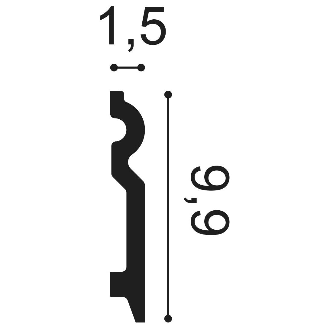 Orac Decor, SX137F Flexible Skirting Board, Skirting Board, Flexible Skirting, Flexible Skirting Board, Skirting, Skirting Board