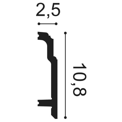Orac Decor, SX155F Flexible Skirting Board, Skirting Board, Flexible Skirting, Flexible Skirting Board, Skirting, Skirting Board