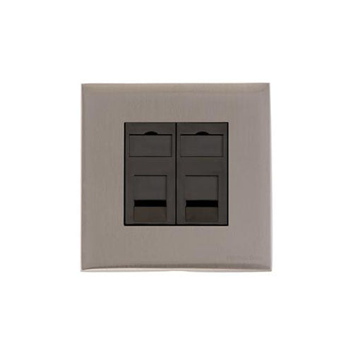 Winchester Range-Satin Nickel-2 Gang CAT6