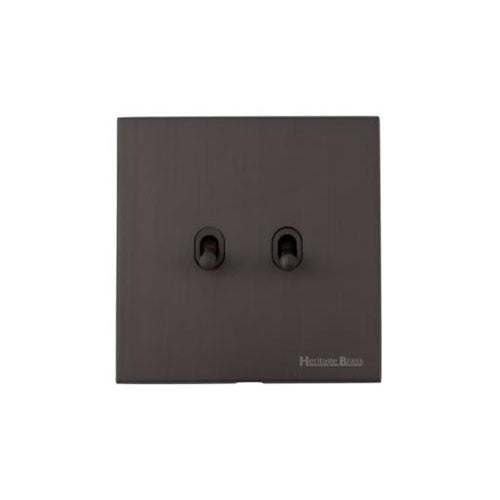 Winchester Range-Matt Bronze-2 Gang Stockholm Toggle